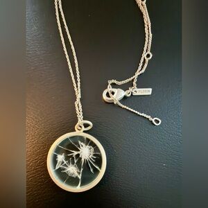 Pilgrim Silver “Shattered Glass Ceiling” Necklace